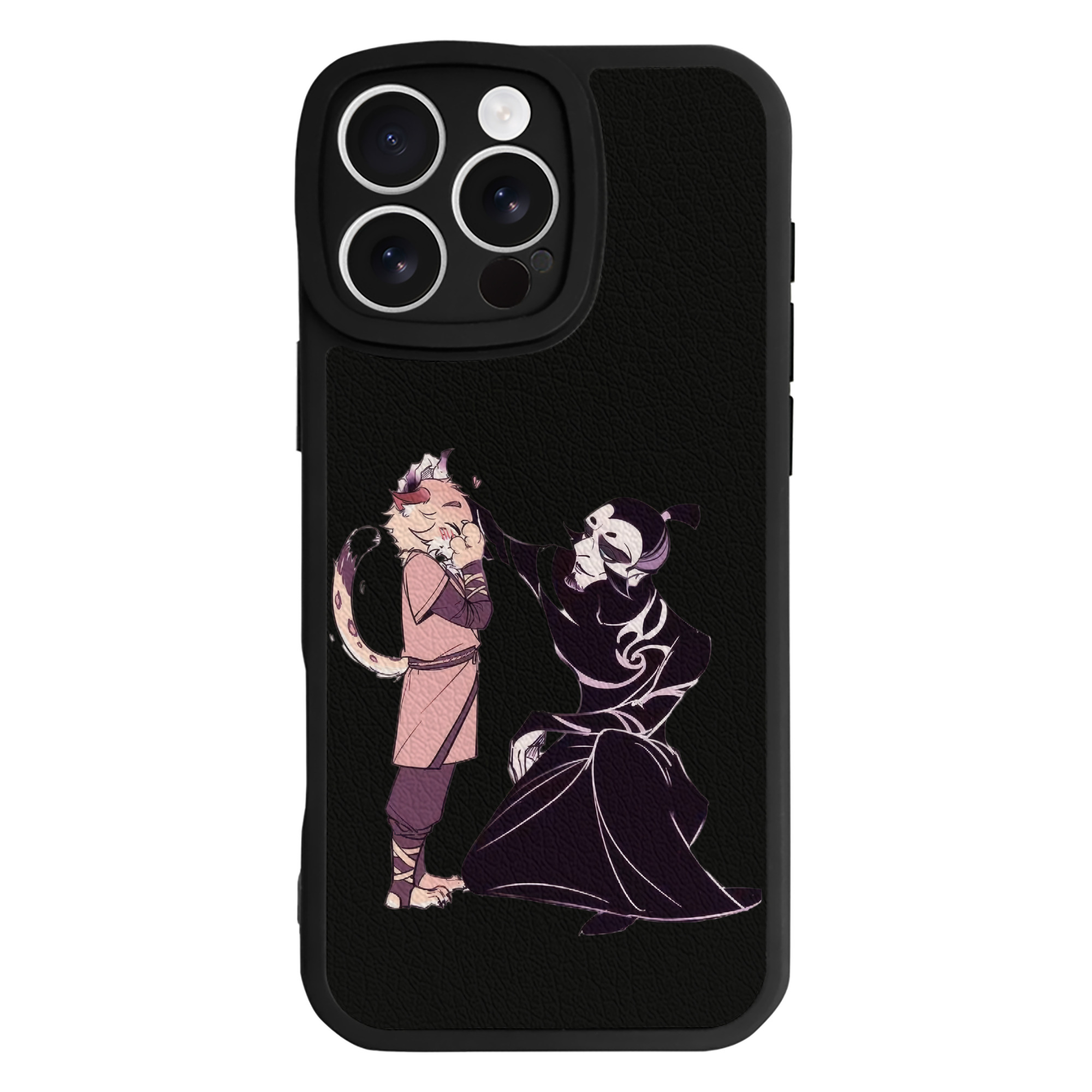 （画像用） Ne Zha 2 ナタ 魔童の大暴れ 【iPhone 16シリーズ対応】シリコンスマホケース（レザー調） 材質：シリコン